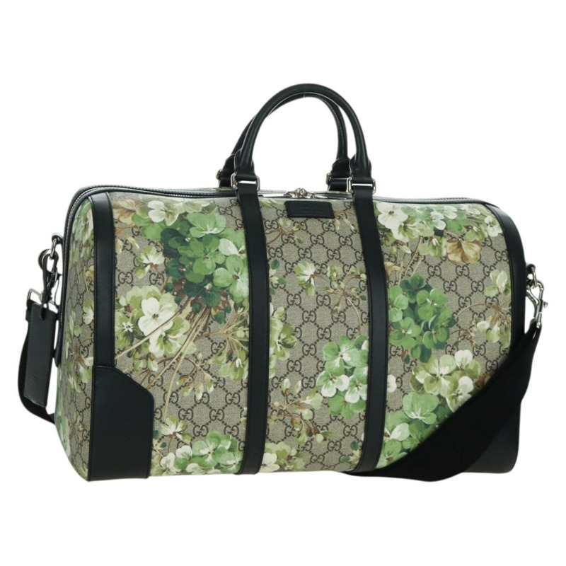 【日本直送】GUCCI GG Blooms GG Supreme 手提包 PVC 兩用米色銀色 406380 正品 ARZ752SAM-0