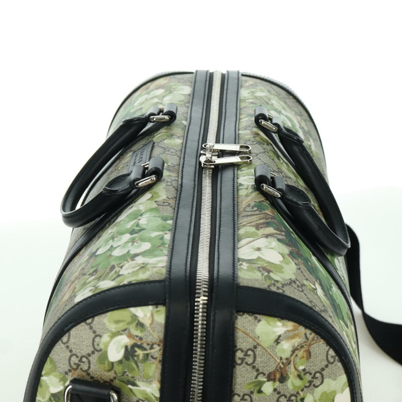 【日本直送】GUCCI GG Blooms GG Supreme 手提包 PVC 兩用米色銀色 406380 正品 ARZ752SAM-5