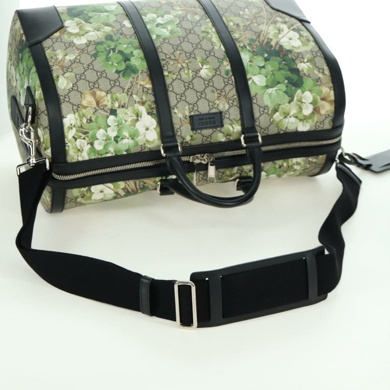 【日本直送】GUCCI GG Blooms GG Supreme 手提包 PVC 兩用米色銀色 406380 正品 ARZ752SAM-7