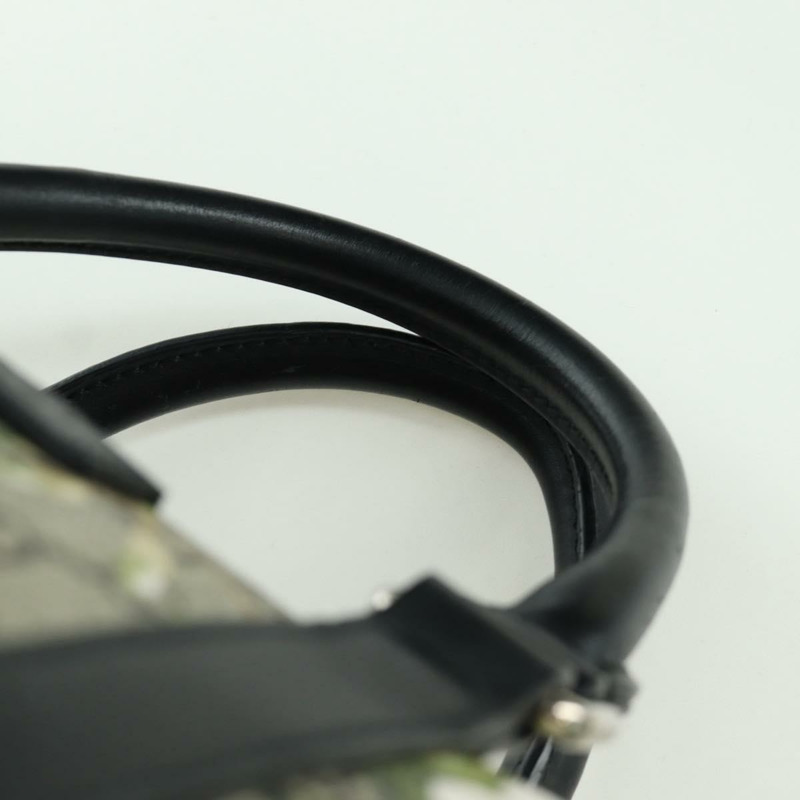 【日本直送】GUCCI GG Blooms GG Supreme 手提包 PVC 兩用米色銀色 406380 正品 ARZ752SAM-13