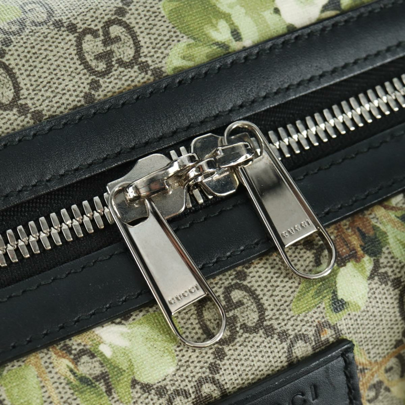 【日本直送】GUCCI GG Blooms GG Supreme 手提包 PVC 兩用米色銀色 406380 正品 ARZ752SAM-22