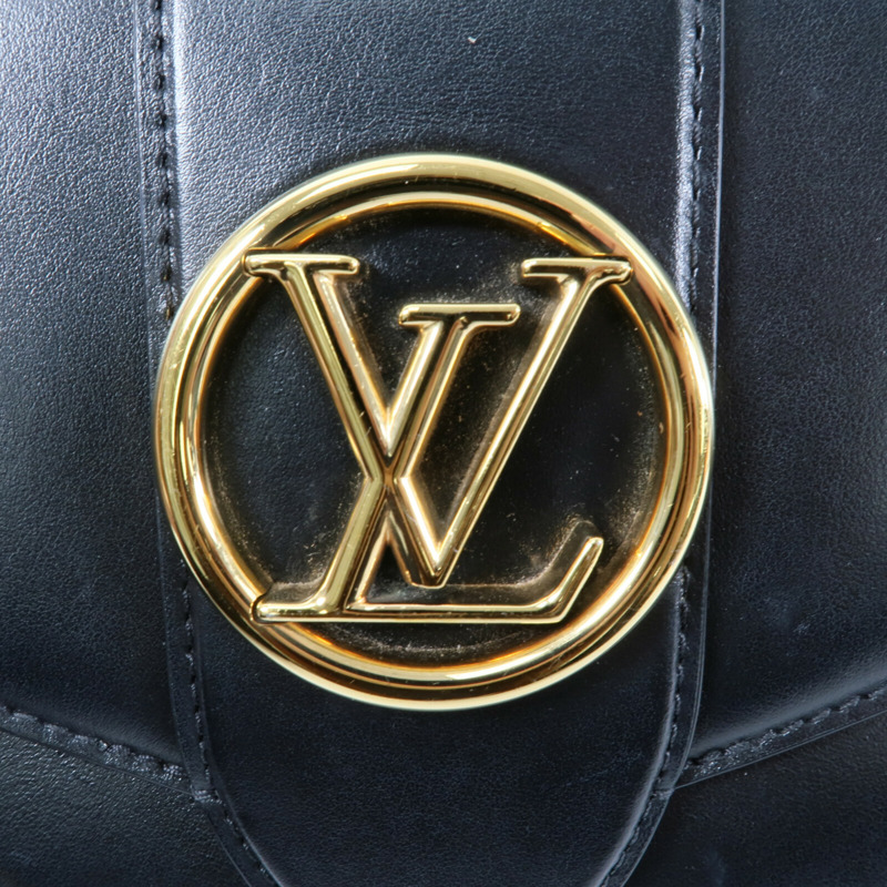 LOUIS VUITTON 牛皮皮革Pont 9肩背袋-5