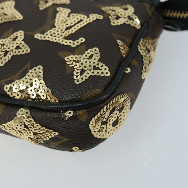 【日本直送】路易威登 Eclipse 亮片迷你手袋配件 M60125 LV 正品 AMZ514SAV-8