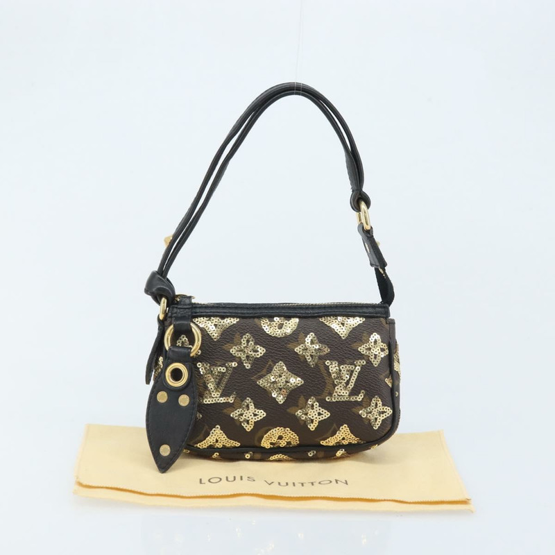 【日本直送】路易威登 Eclipse 亮片迷你手袋配件 M60125 LV 正品 AMZ514SAV-11