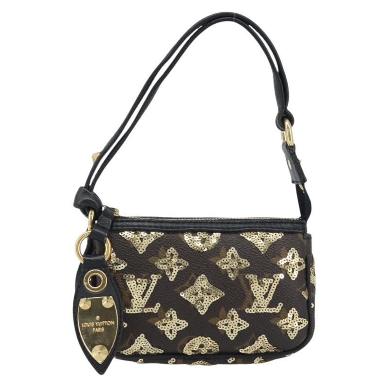 【日本直送】路易威登 Eclipse 亮片迷你手袋配件 M60125 LV 正品 AMZ514SAV-12