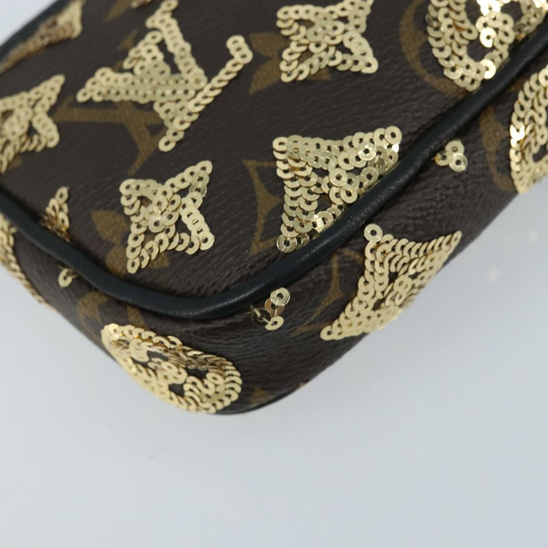 【日本直送】路易威登 Eclipse 亮片迷你手袋配件 M60125 LV 正品 AMZ514SAV-15