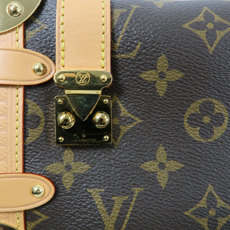 LOUIS VUITTON Monogram Side Trunk PM手挽肩背兩用袋-6