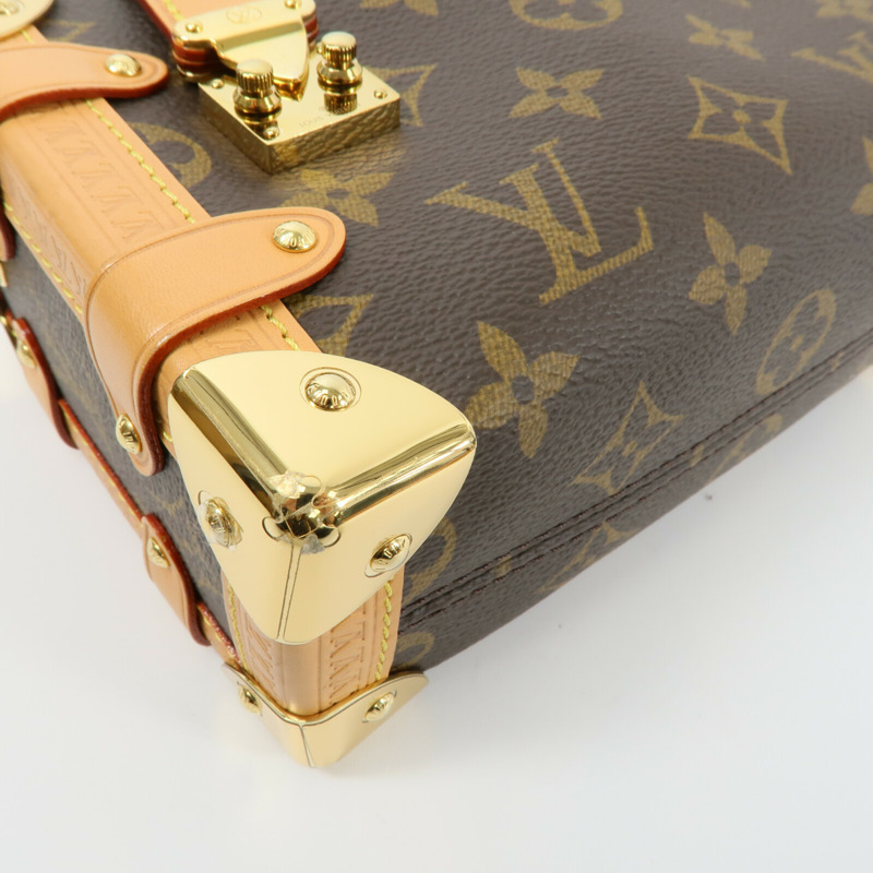 LOUIS VUITTON Monogram Side Trunk PM手挽肩背兩用袋-8