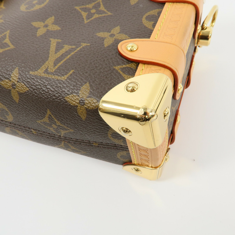 LOUIS VUITTON Monogram Side Trunk PM手挽肩背兩用袋-9