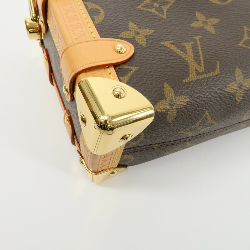 LOUIS VUITTON Monogram Side Trunk PM手挽肩背兩用袋-10
