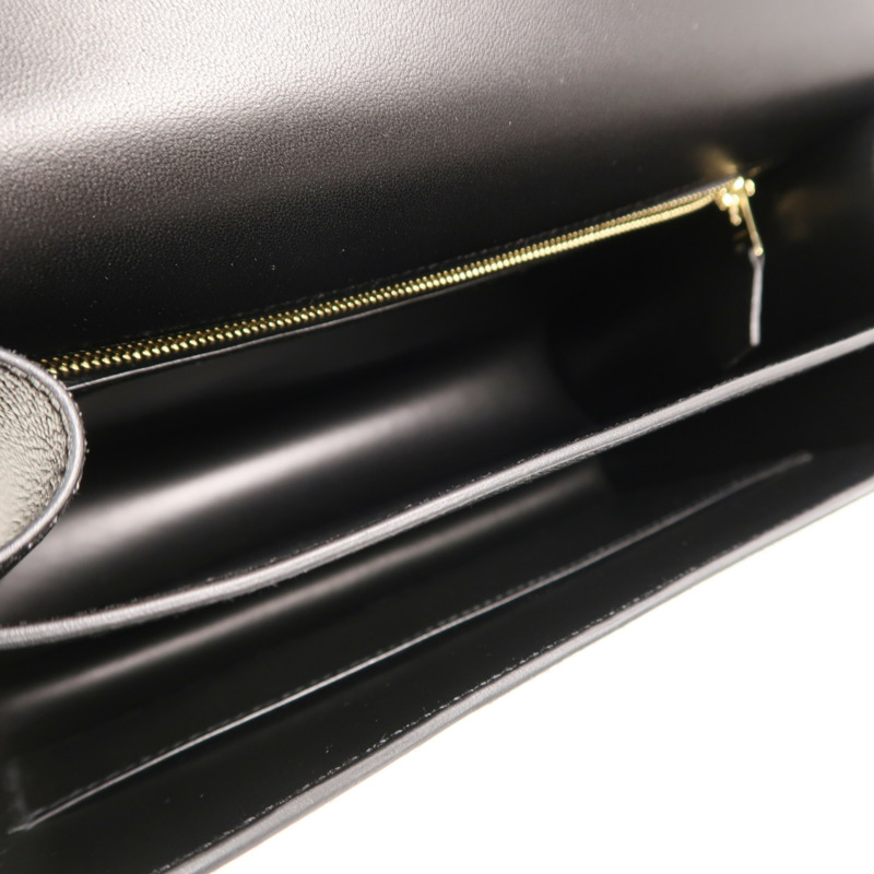 HERMES Epsom皮革Constance 24肩背袋Noir-4