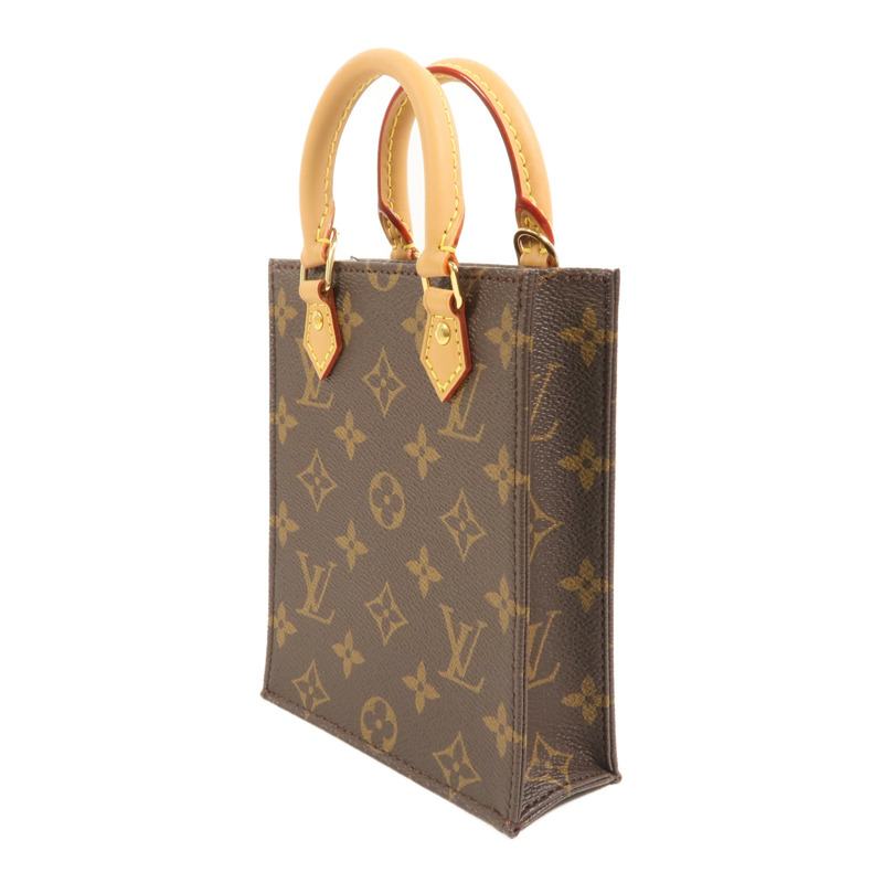 LOUIS VUITTON Monogram Petit Sac Plat手挽肩背兩用袋-2