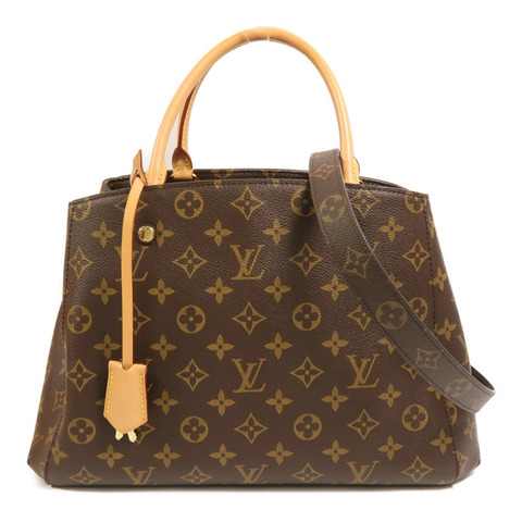 LOUIS VUITTON Monogram Montaigne MM手挽肩背兩用袋