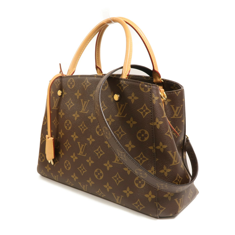LOUIS VUITTON Monogram Montaigne MM手挽肩背兩用袋-2