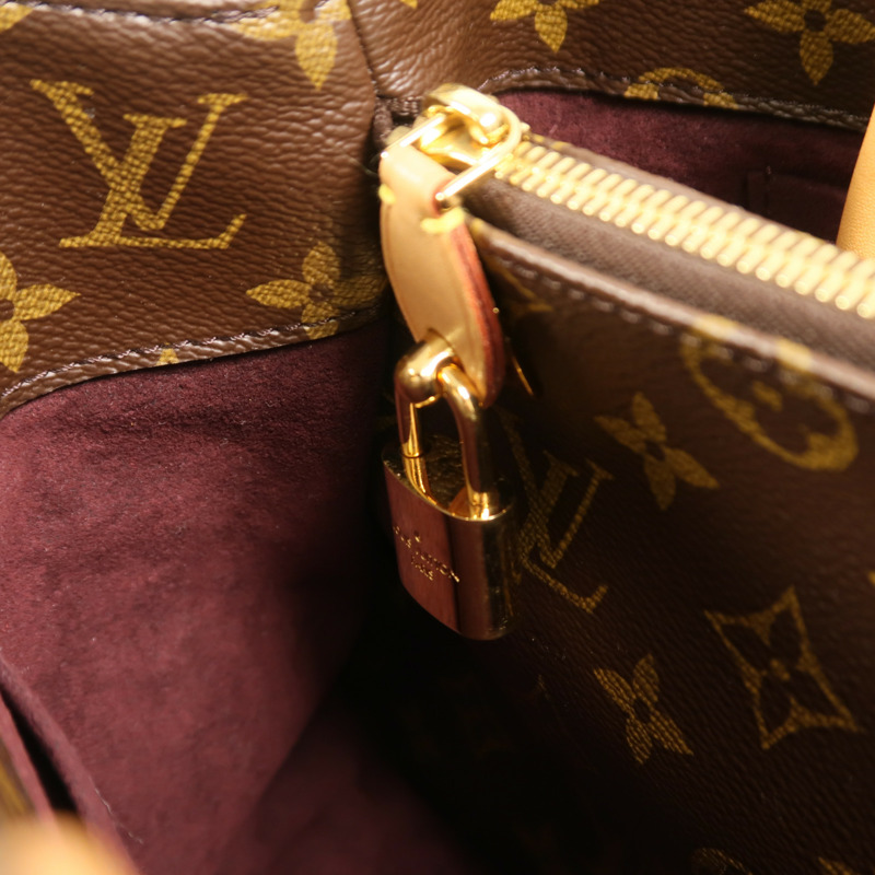 LOUIS VUITTON Monogram Montaigne MM手挽肩背兩用袋-9