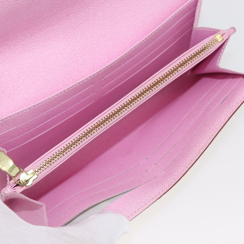 【日本直送】路易威登 (LOUIS VUITTON) 多色 Portefeuille Sarah 皮夾 白色 M93532 LV Auth 171205A-8