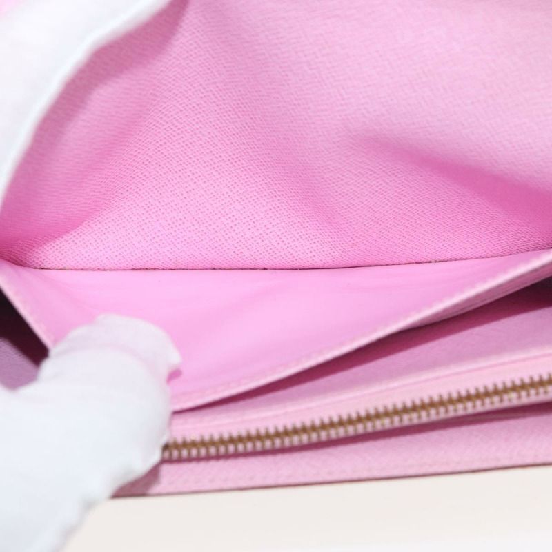 【日本直送】路易威登 (LOUIS VUITTON) 多色 Portefeuille Sarah 皮夾 白色 M93532 LV Auth 171205A-18