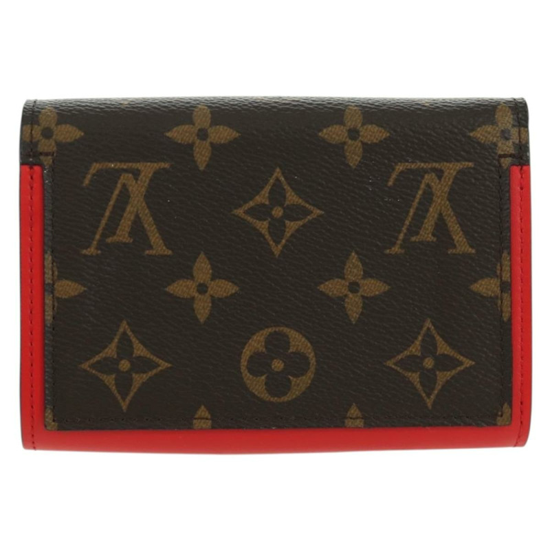 【日本直送】路易威登 Monogram Portefeuille Flore Compact Wallet M64587 LV Auth am11190M-1