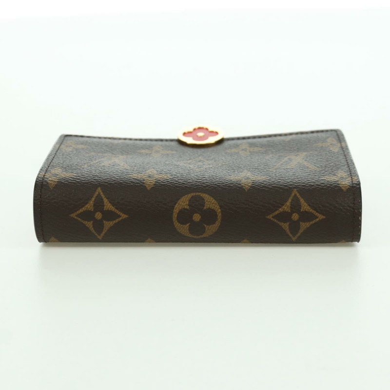 【日本直送】路易威登 Monogram Portefeuille Flore Compact Wallet M64587 LV Auth am11190M-4