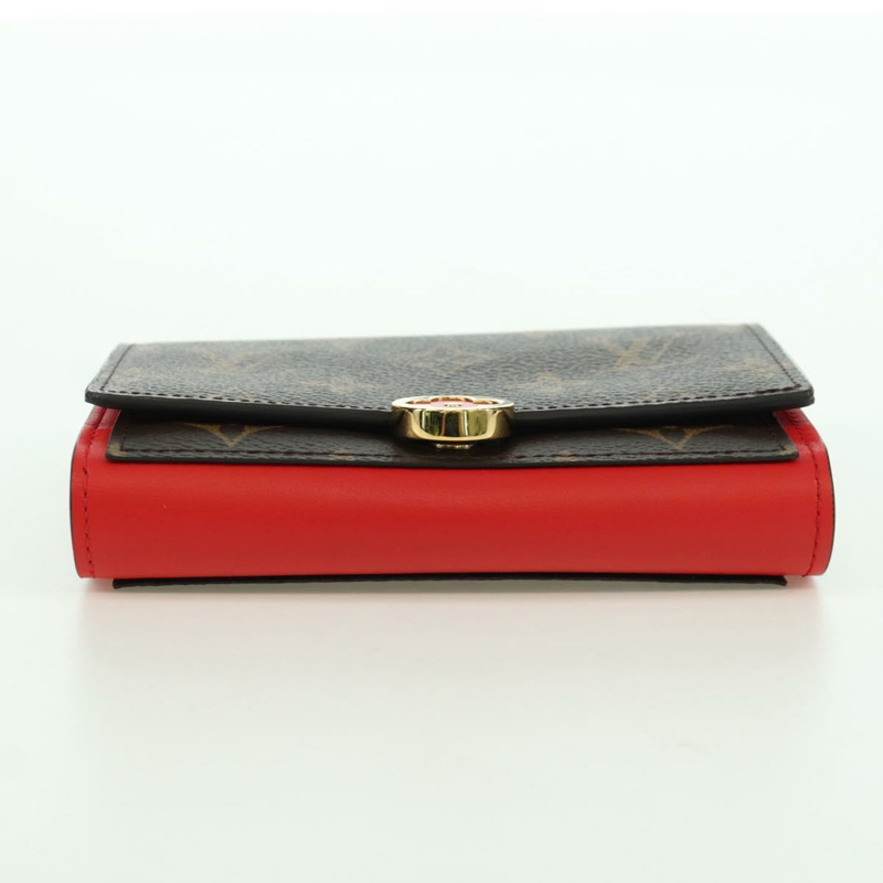 【日本直送】路易威登 Monogram Portefeuille Flore Compact Wallet M64587 LV Auth am11190M-5