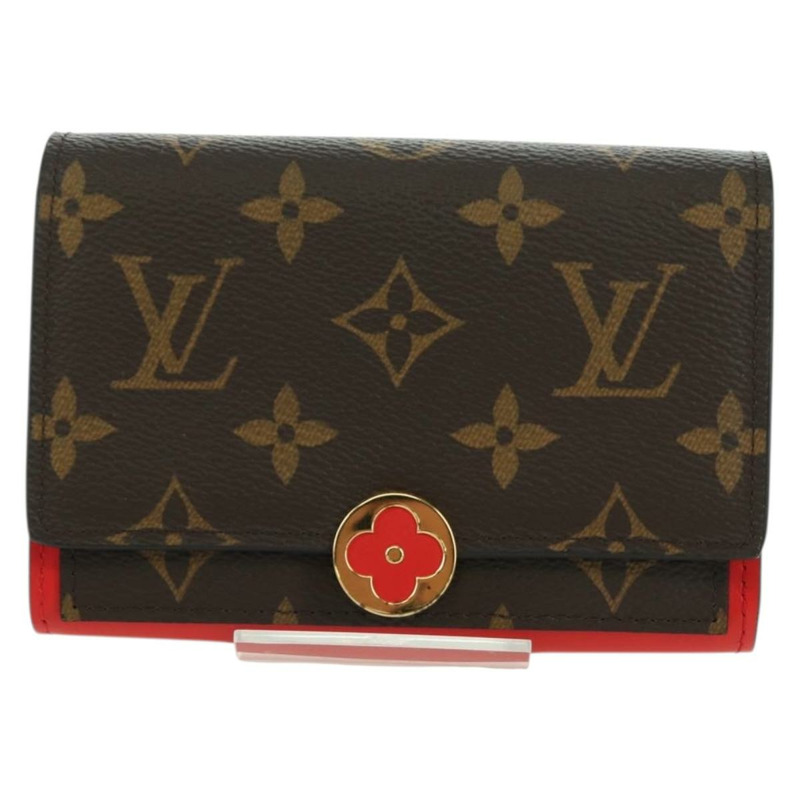 【日本直送】路易威登 Monogram Portefeuille Flore Compact Wallet M64587 LV Auth am11190M-12