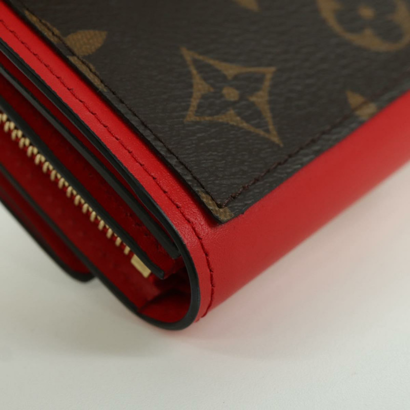 【日本直送】路易威登 Monogram Portefeuille Flore Compact Wallet M64587 LV Auth am11190M-14