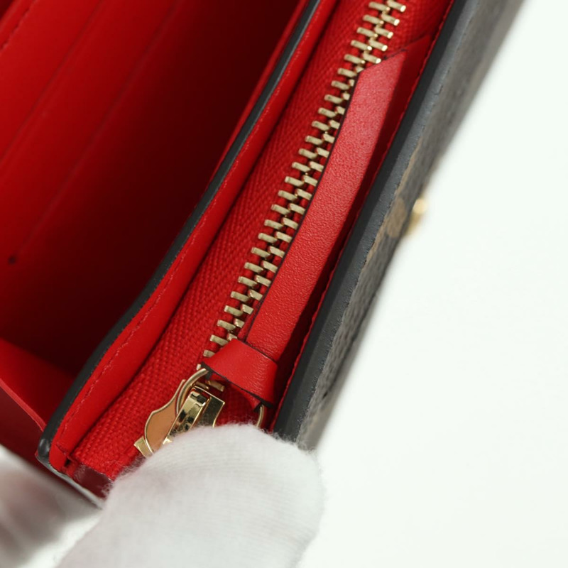 【日本直送】路易威登 Monogram Portefeuille Flore Compact Wallet M64587 LV Auth am11190M-20