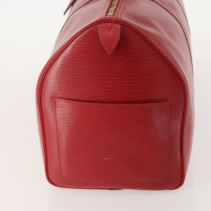 【日本直送】路易威登 Epi Keepall 50 波士頓包 紅色 M42967 LV Auth BAZ214A-2