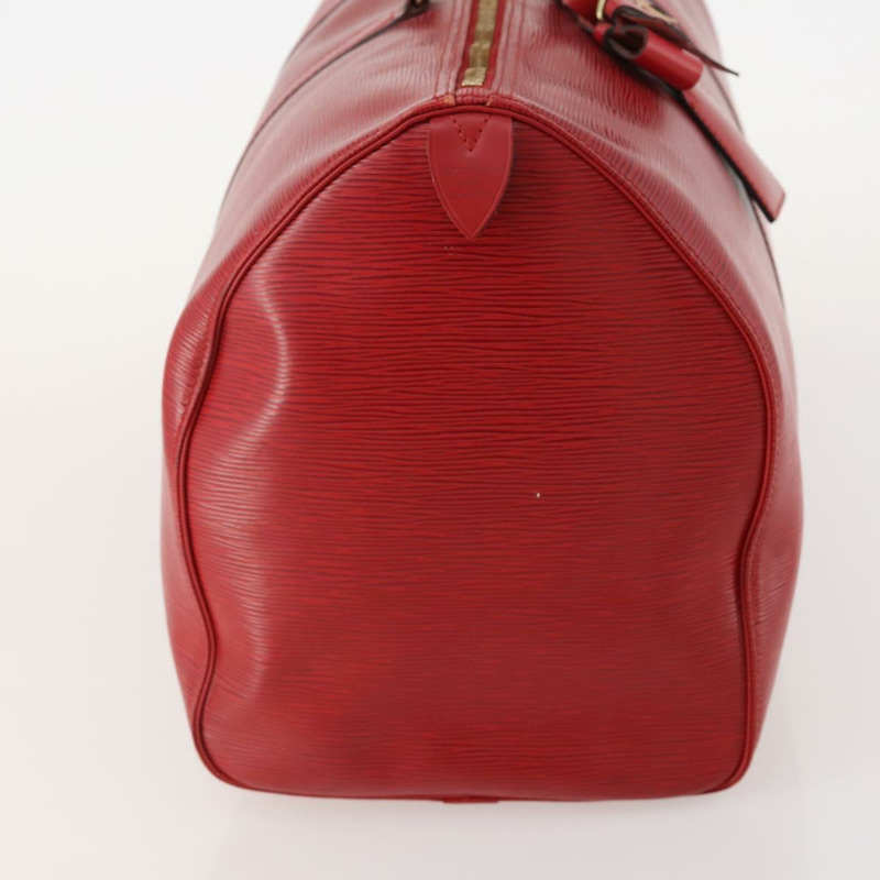 【日本直送】路易威登 Epi Keepall 50 波士頓包 紅色 M42967 LV Auth BAZ214A-3