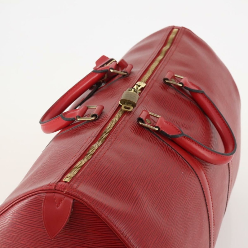 【日本直送】路易威登 Epi Keepall 50 波士頓包 紅色 M42967 LV Auth BAZ214A-5