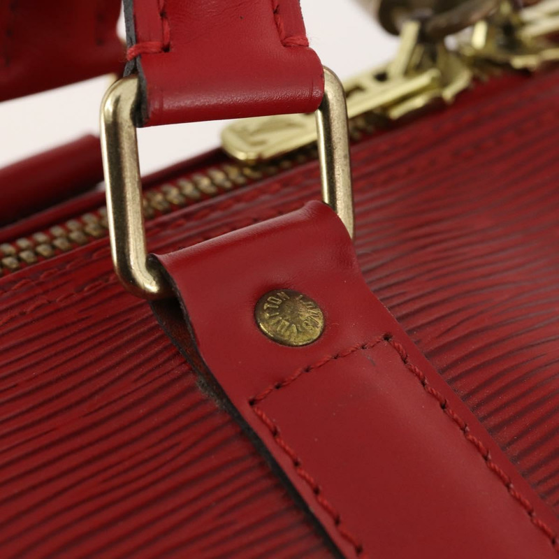 【日本直送】路易威登 Epi Keepall 50 波士頓包 紅色 M42967 LV Auth BAZ214A-16