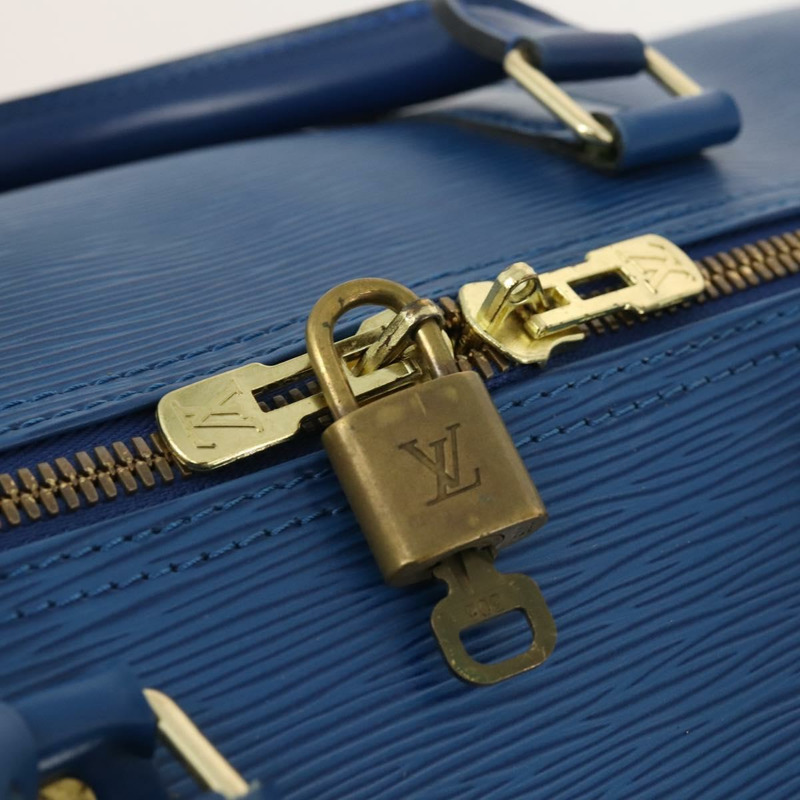 【日本直送】路易威登 Epi Keepall 55 波士頓包 托萊多藍 M42955 LV 正品 BAZ215A-9