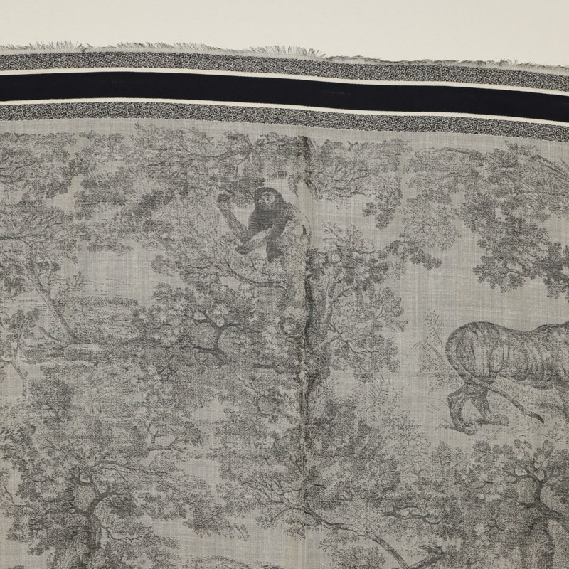 【日本直送】Christian Dior 大羊絨披肩 海軍藍 Auth mr2224V-2