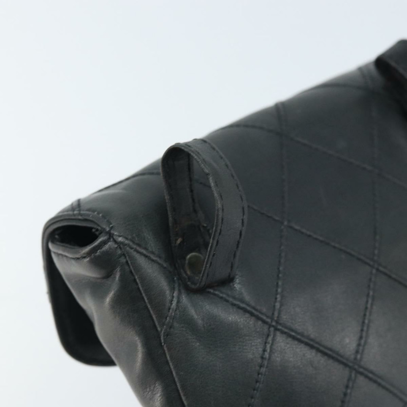 【日本直送】香奈兒雙色腰包，羊皮材質，黑色金色雙C標誌，正品 BA11734A-7