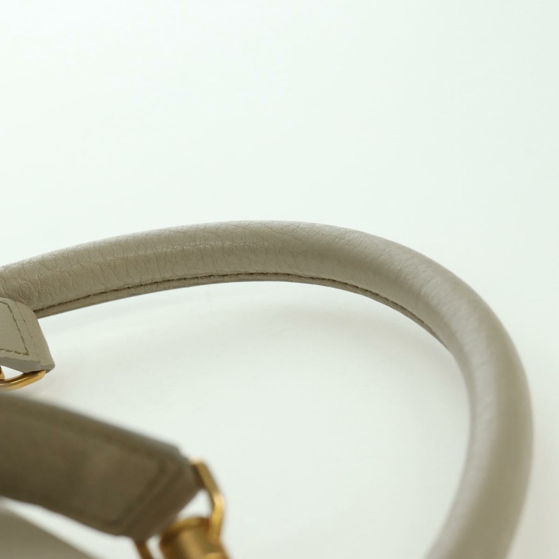 【日本直送】CELINE Trapeze 手提包 皮革 2way 藍色 銀色 正品 BA11737A-13