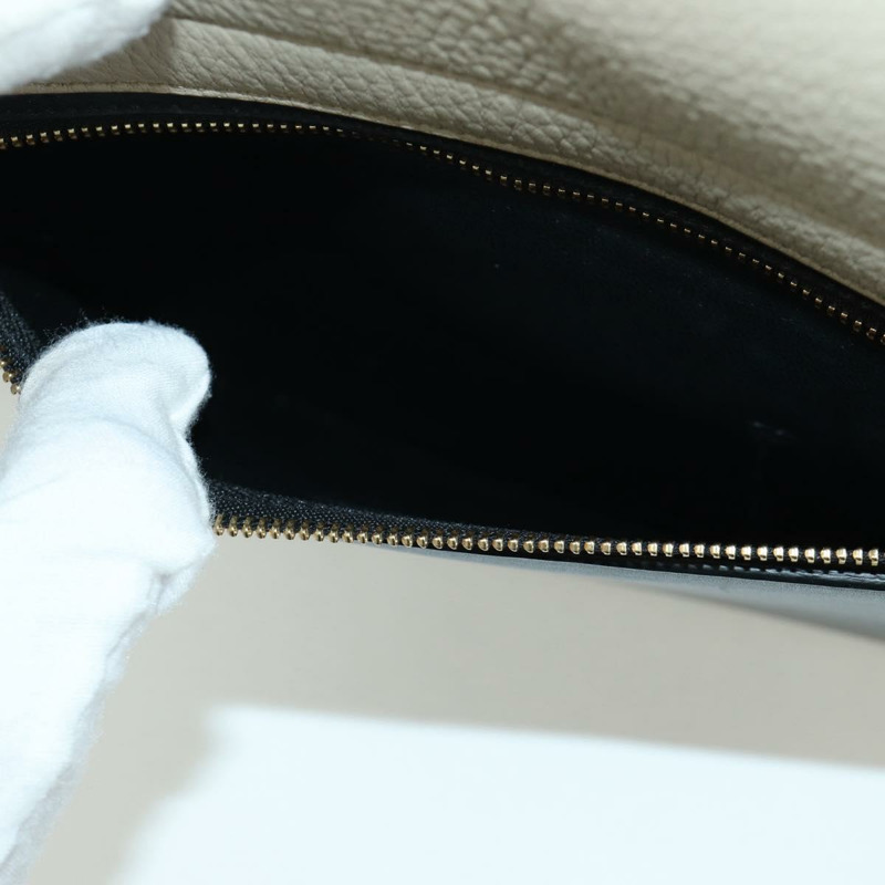 【日本直送】CELINE Trapeze 手提包 皮革 2way 藍色 銀色 正品 BA11737A-19