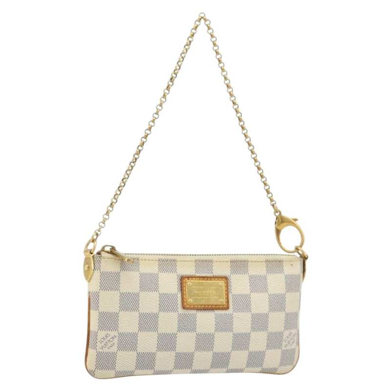 【日本直送】路易威登 Damier Azur Pochette Mira 中型配件袋 N60027 正品 bs34317A-0