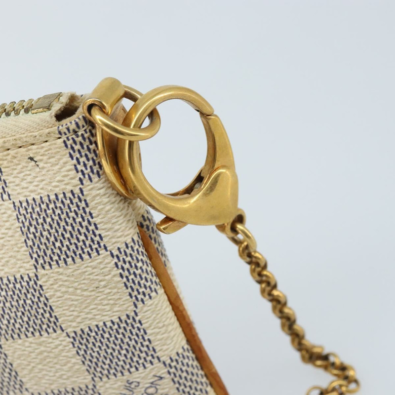 【日本直送】路易威登 Damier Azur Pochette Mira 中型配件袋 N60027 正品 bs34317A-8