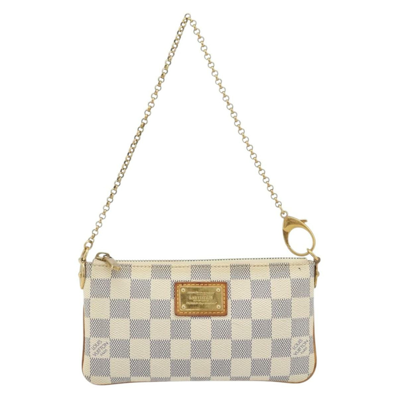 【日本直送】路易威登 Damier Azur Pochette Mira 中型配件袋 N60027 正品 bs34317A-12