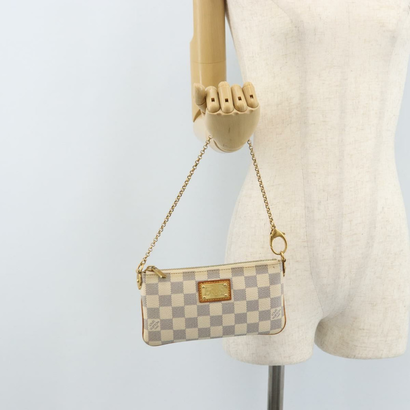 【日本直送】路易威登 Damier Azur Pochette Mira 中型配件袋 N60027 正品 bs34317A-22