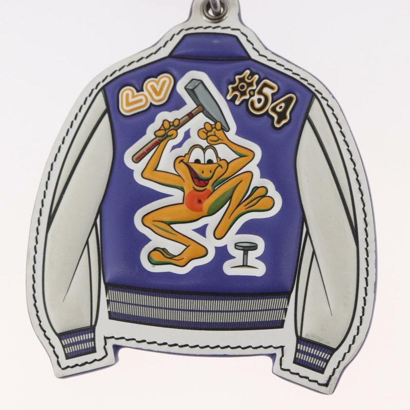 【日本直送】路易威登 (LOUIS VUITTON) 紫色棒球夾克掛飾 LV Porte Cles LV Varsity Jacket Charm MP3385 LV Auth BAZ739SAM-5
