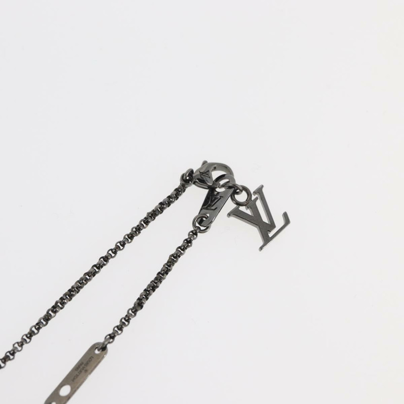 【日本直送】路易威登 Collier LV 串珠項鍊 金屬 綠松石藍 M00313 正品 BAZ738M-17