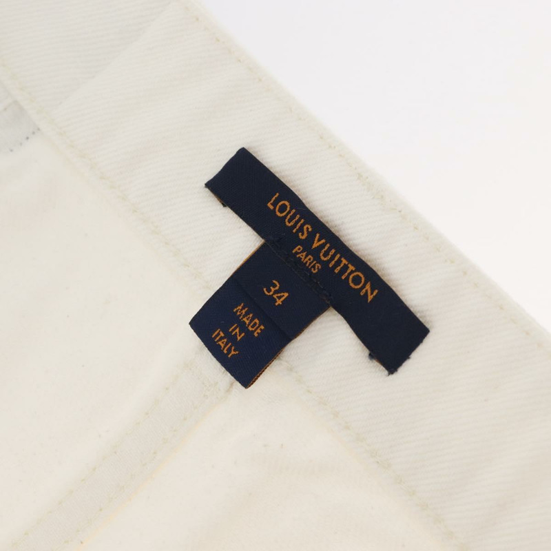 【日本直送】路易威登 Monogram 牛仔裙 白色 LV 正品 BAZ834M-9