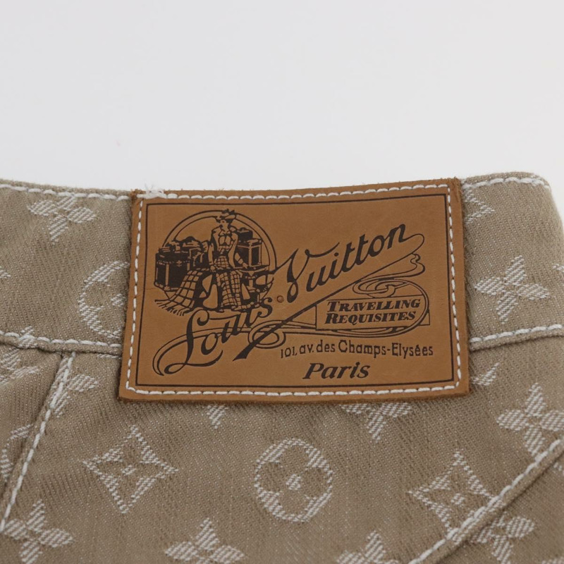 【日本直送】路易威登 Monogram 牛仔裙 米色 LV 正品 BAZ833SAM-2