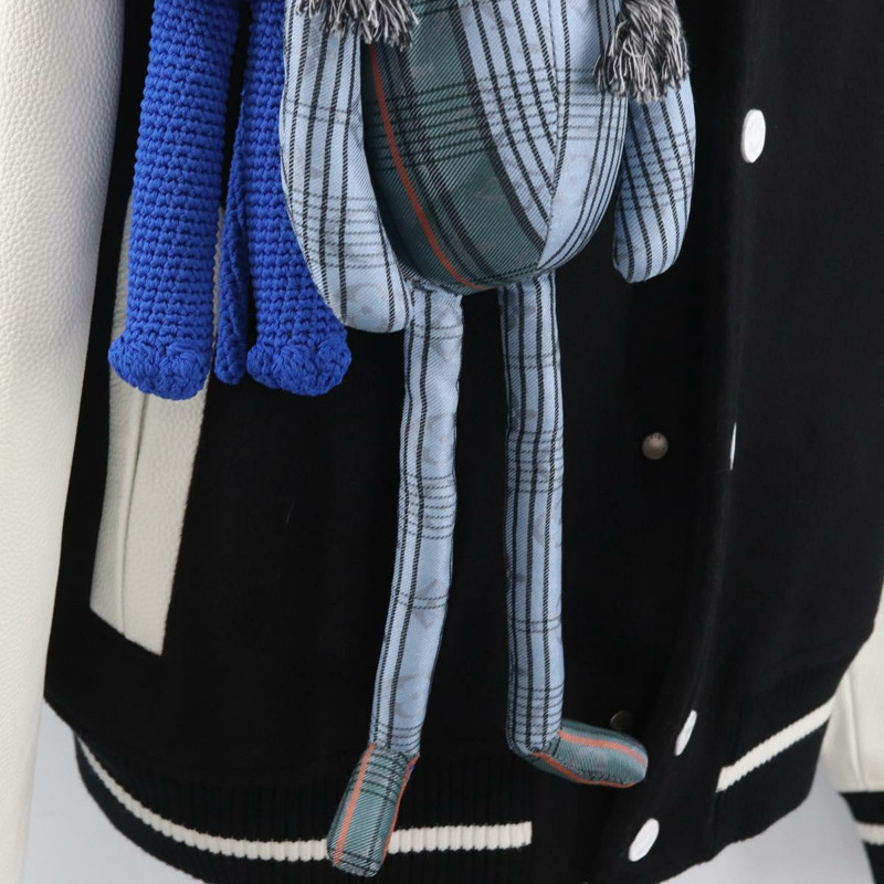 【日本直送】路易威登 (LOUIS VUITTON) Puppet 棒球夾克 羊毛 黑色 1A8PML LV Auth BAZ826SM-5