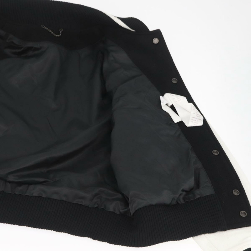 【日本直送】路易威登 (LOUIS VUITTON) Puppet 棒球夾克 羊毛 黑色 1A8PML LV Auth BAZ826SM-20