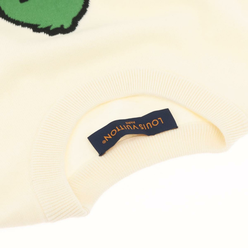 【日本直送】LOUIS VUITTON NIGO 嵌花提花鴨絨針織棉 RM221M LV 正品 BAZ829SAM-4