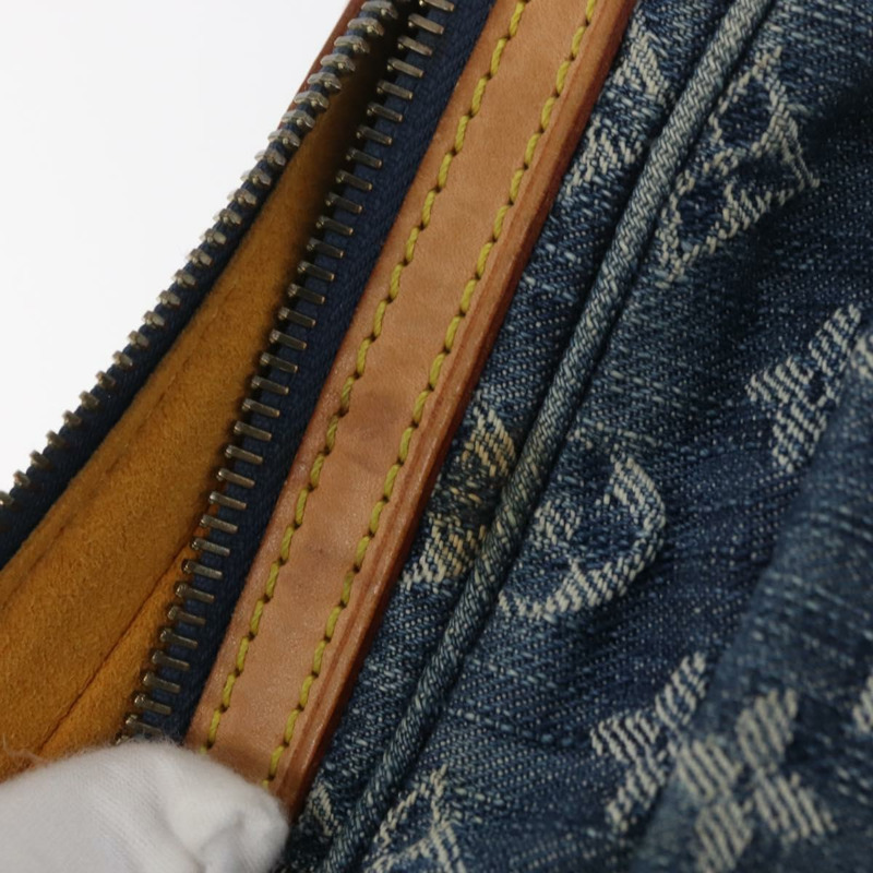 【日本直送】路易威登 Monogram 牛仔布腰包/斜背包 藍色 M95347 LV 正品 174319SAV-7