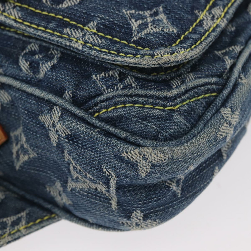 【日本直送】路易威登 Monogram 牛仔布腰包/斜背包 藍色 M95347 LV 正品 174319SAV-14