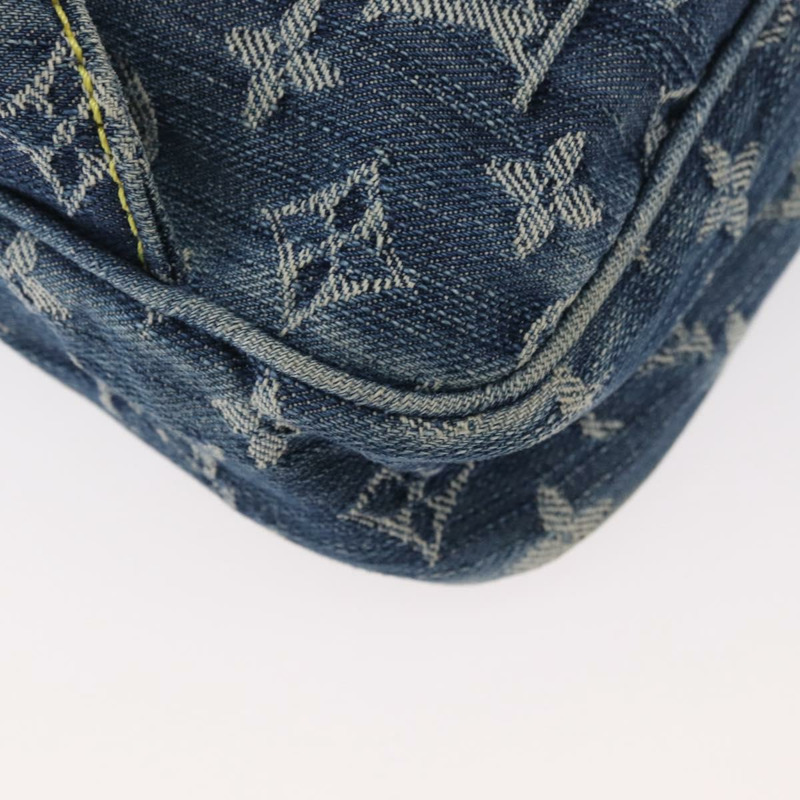 【日本直送】路易威登 Monogram 牛仔布腰包/斜背包 藍色 M95347 LV 正品 174319SAV-16